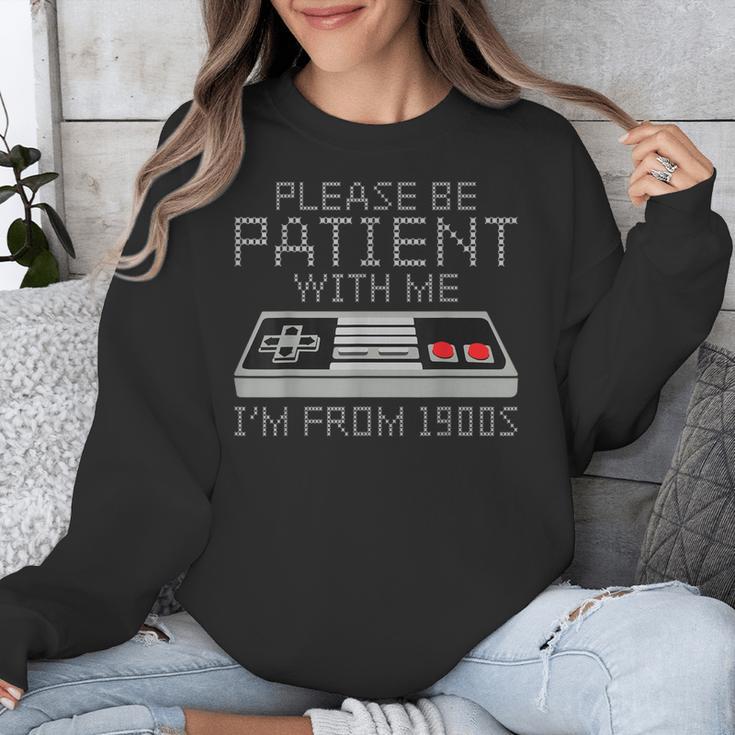 I'm From The 1900s Retro 90s Gaming Gamer Tee Unisex Sweatshirt