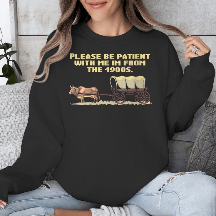 I'm From The 1900s Retro Wagon Unisex Sweatshirt
