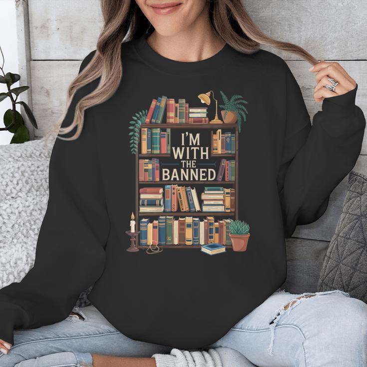 I'm With The Banned Books Reading Unisex Sweatshirt I'm With The Banned Books Reading Unisex Sweatshirt