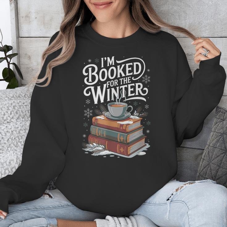 I'm Booked For The Winter Book Lover Unisex Sweatshirt