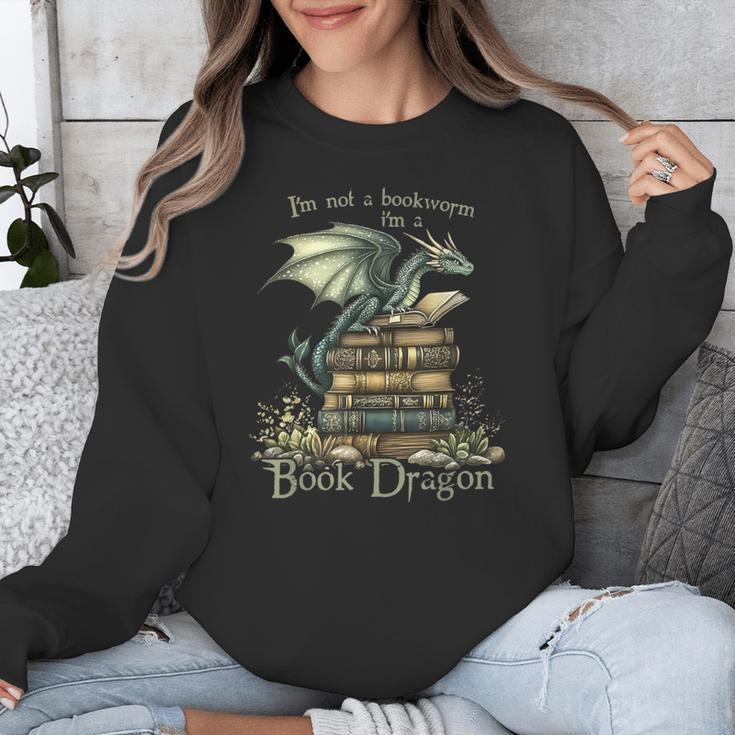 I'm Not A Bookworm I'm A Book Dragon Unisex Sweatshirt
