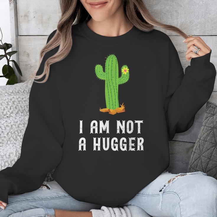 I'm Not A Hugger Cactus Not a Hugger Introvert Cute Unisex Sweatshirt I'm Not A Hugger Cactus Not a Hugger Introvert Cute Unisex Sweatshirt