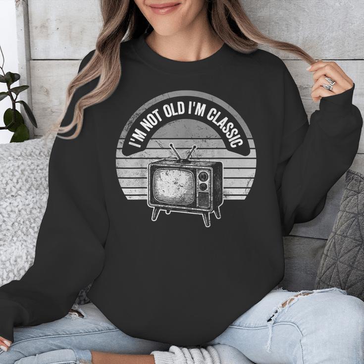 I'm Not Old I'm Classic Retro TV Nostalgia Unisex Sweatshirt