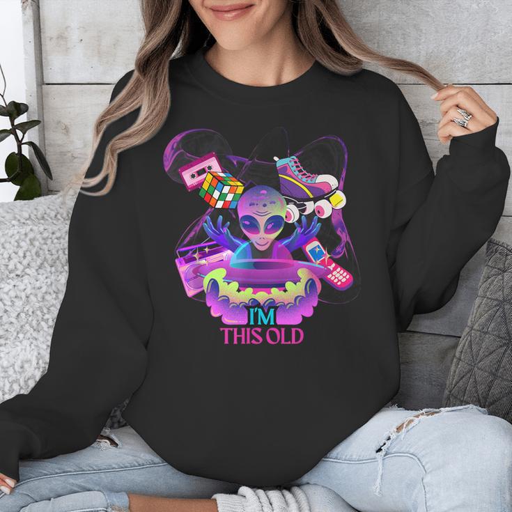 I’m This Old Retro 80s Nostalgia Alien Unisex Sweatshirt I’m This Old Retro 80s Nostalgia Alien Unisex Sweatshirt