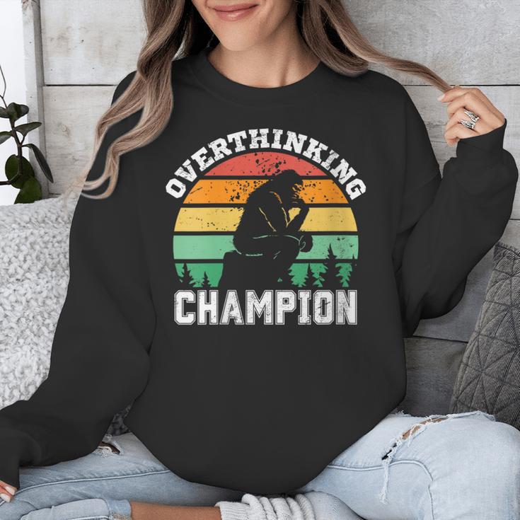 INTJ Introverts Shy Introvert Overthinking Champion Unisex Sweatshirt