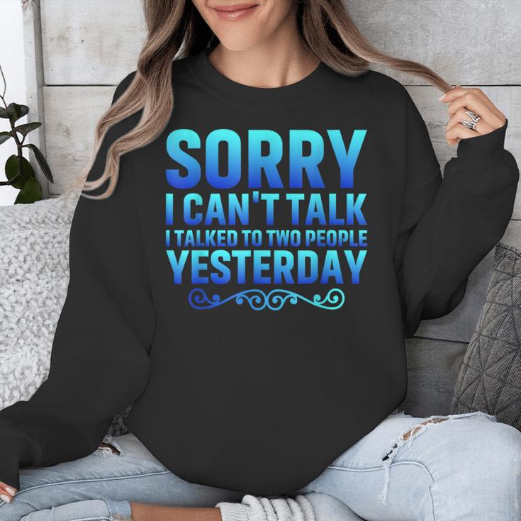Introvert Antisocial Sarcasm Introverts Anti Social Unisex Sweatshirt