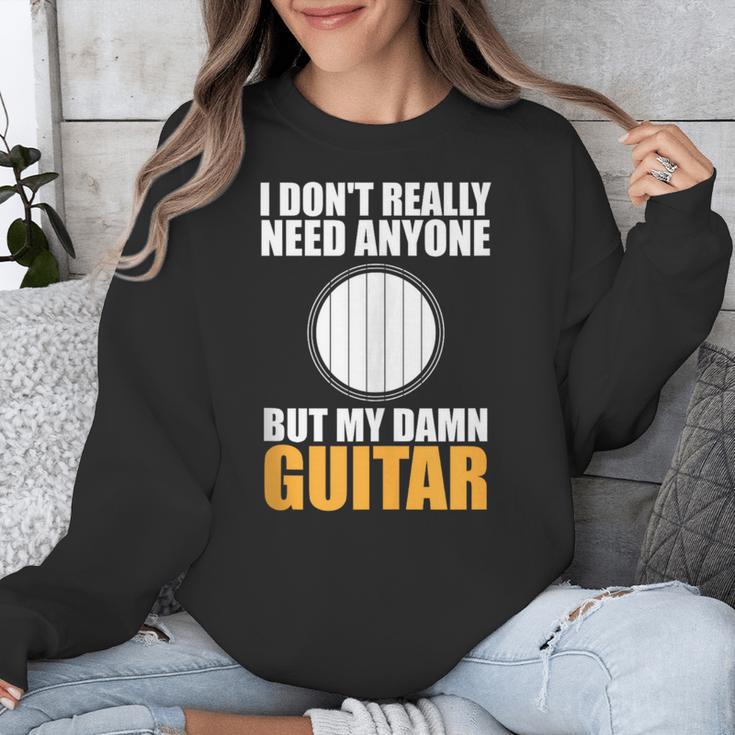 Introvert Guitarist Only Need Guitar Enjoy Acoustic Music Unisex Sweatshirt Introvert Guitarist Only Need Guitar Enjoy Acoustic Music Unisex Sweatshirt