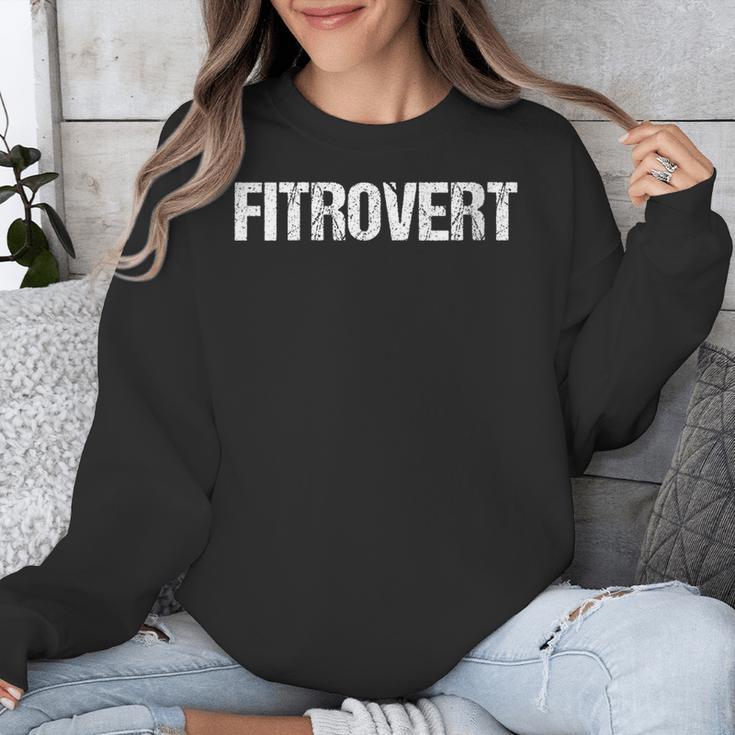 Introvert Person Fitness Gym Workout Fitrovert Unisex Sweatshirt Introvert Person Fitness Gym Workout Fitrovert Unisex Sweatshirt