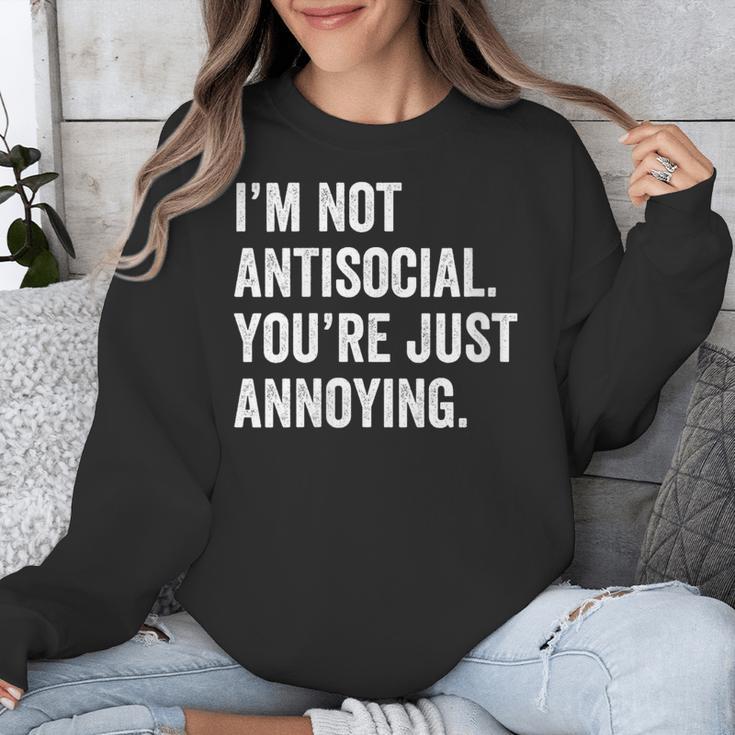 Introvert Quote Snarky Unisex Sweatshirt Introvert Quote Snarky Unisex Sweatshirt