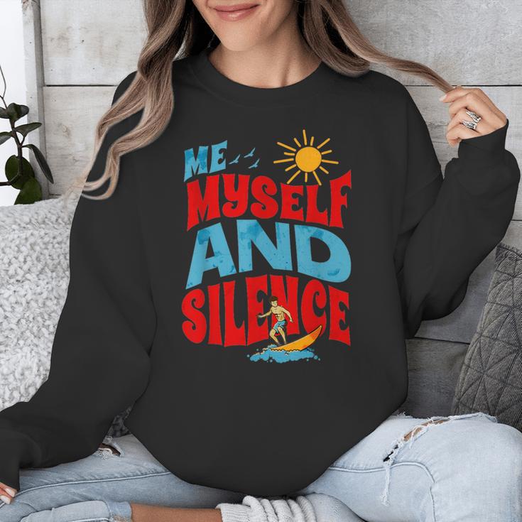Introvert Relaxation Me Myself And Silence Summer Vacation For Men Women Unisex Sweatshirt Introvert Relaxation Me Myself And Silence Summer Vacation For Men Women Unisex Sweatshirt