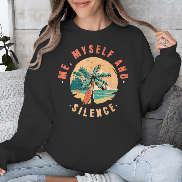 Introvert Relaxation Me Myself And Silence Summer Vacation Men Women Unisex Sweatshirt Introvert Relaxation Me Myself And Silence Summer Vacation Men Women Unisex Sweatshirt