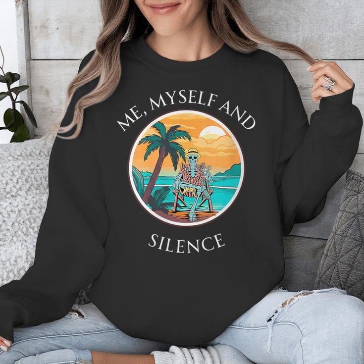 Introvert Relaxation Me Myself And Silence Summer Vacation Unisex Sweatshirt Introvert Relaxation Me Myself And Silence Summer Vacation Unisex Sweatshirt