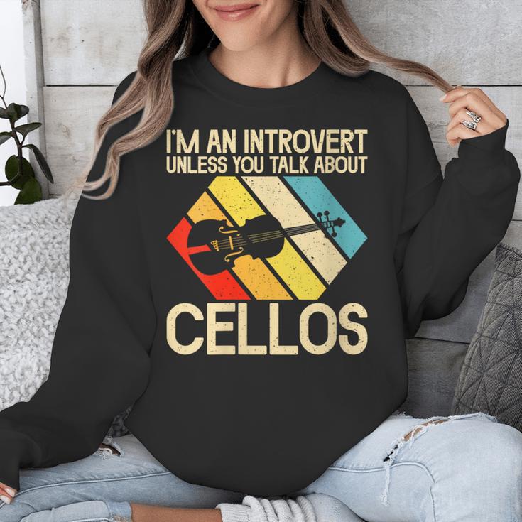Im An Introvert Unless You Talk About Cellos Unisex Sweatshirt Im An Introvert Unless You Talk About Cellos Unisex Sweatshirt