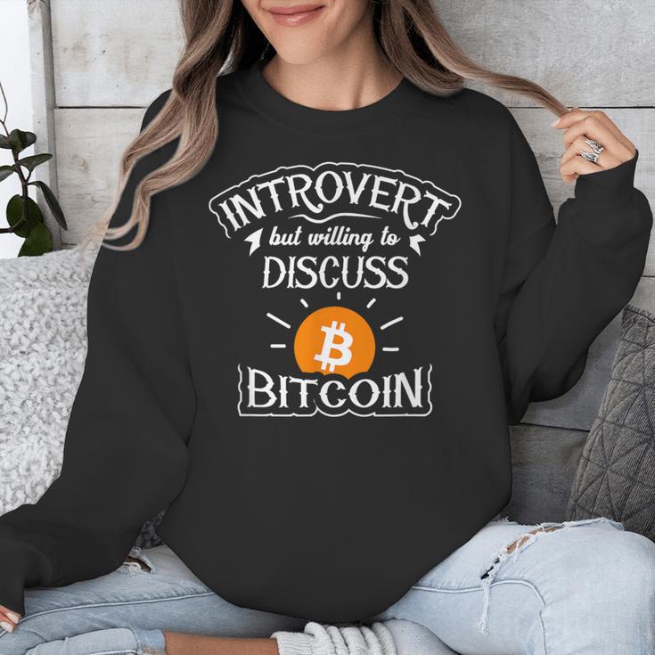 Introvert But Willing To Discuss Bitcoin Crypto Bitcoin Unisex Sweatshirt Introvert But Willing To Discuss Bitcoin Crypto Bitcoin Unisex Sweatshirt