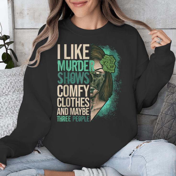 Introverted Murder Shows True Crime Lovers Introvert Unisex Sweatshirt