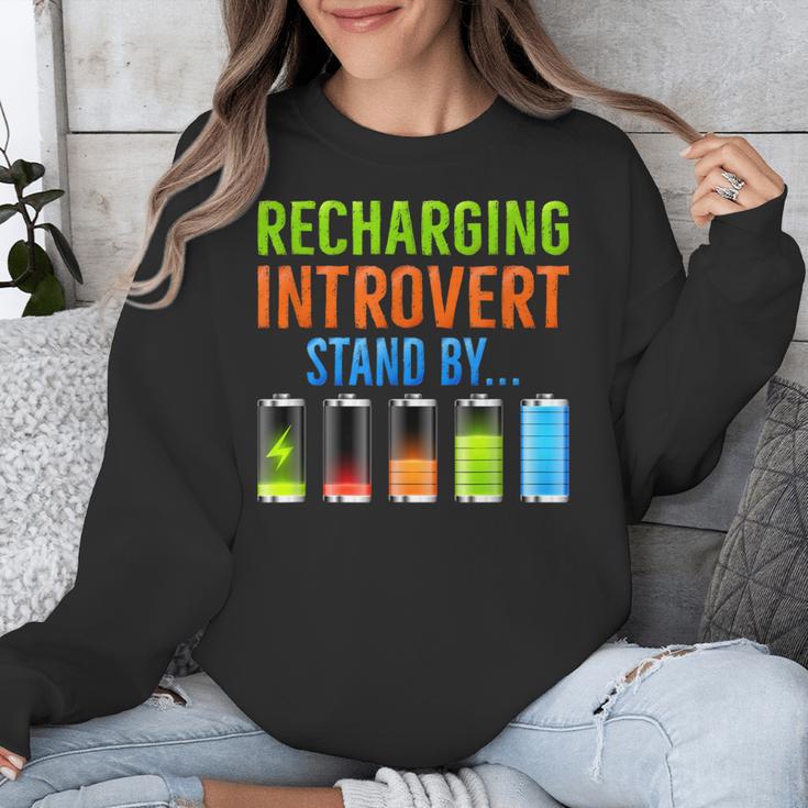 Introverted Recharging Introvert Saying Sarcasm Unisex Sweatshirt Introverted Recharging Introvert Saying Sarcasm Unisex Sweatshirt