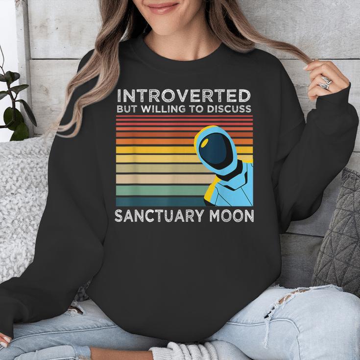 Introverted But Willing To Discuss Sanctuary Moon Unisex Sweatshirt Introverted But Willing To Discuss Sanctuary Moon Unisex Sweatshirt