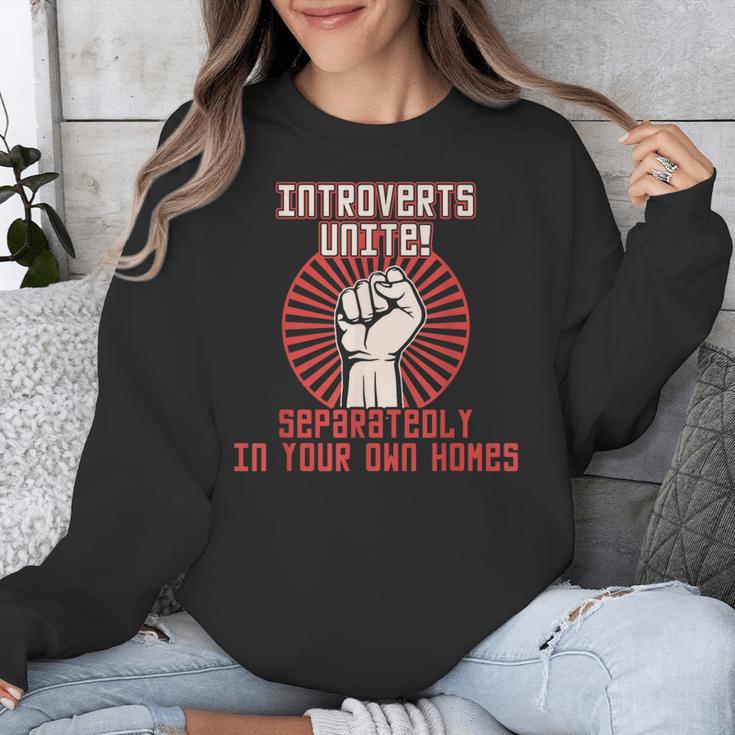 Introverts Unite Introverting Introverts At Home Unisex Sweatshirt Introverts Unite Introverting Introverts At Home Unisex Sweatshirt