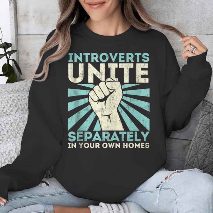 Introverts Unite Separately Introverted Antisocial Unisex Sweatshirt