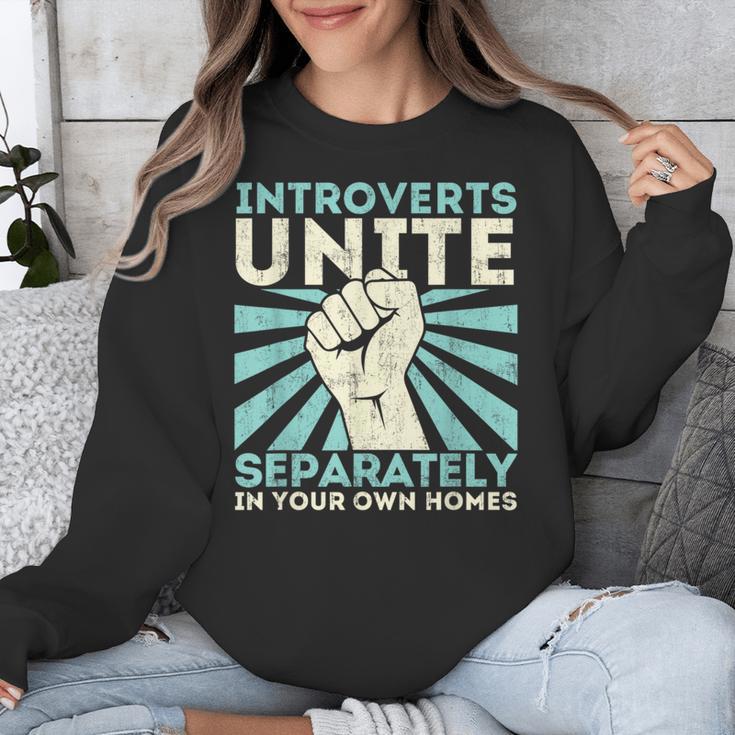 Introverts Unite Separately Introverted Antisocial Unisex Sweatshirt Introverts Unite Separately Introverted Antisocial Unisex Sweatshirt