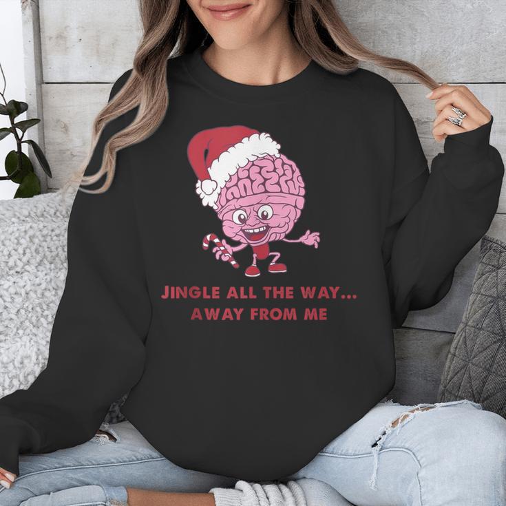 Jingle All The Way Away From Me This Christmas For Introvert Unisex Sweatshirt Jingle All The Way Away From Me This Christmas For Introvert Unisex Sweatshirt