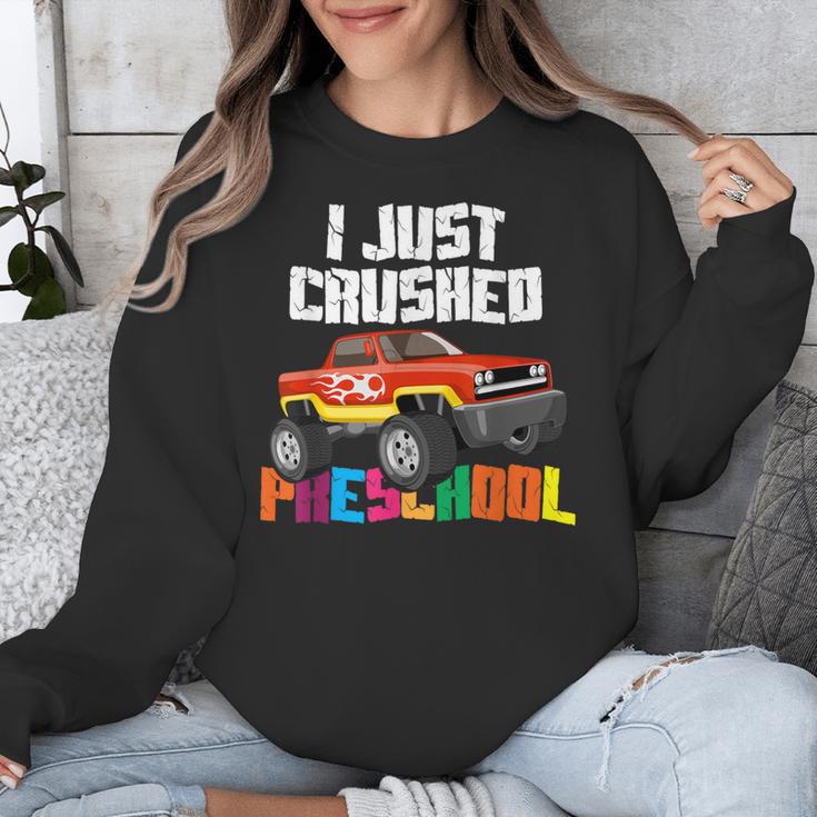 I Just Crushed Preschool Monster Truck Graduation Unisex Sweatshirt