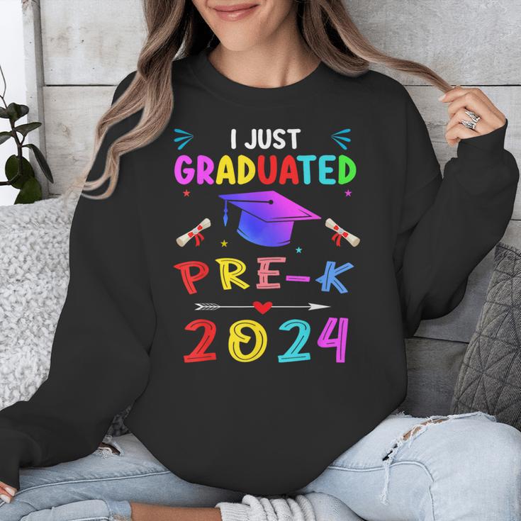 I Just Graduated Pre k Graduation 2024 Pre-Kindergarten Unisex Sweatshirt