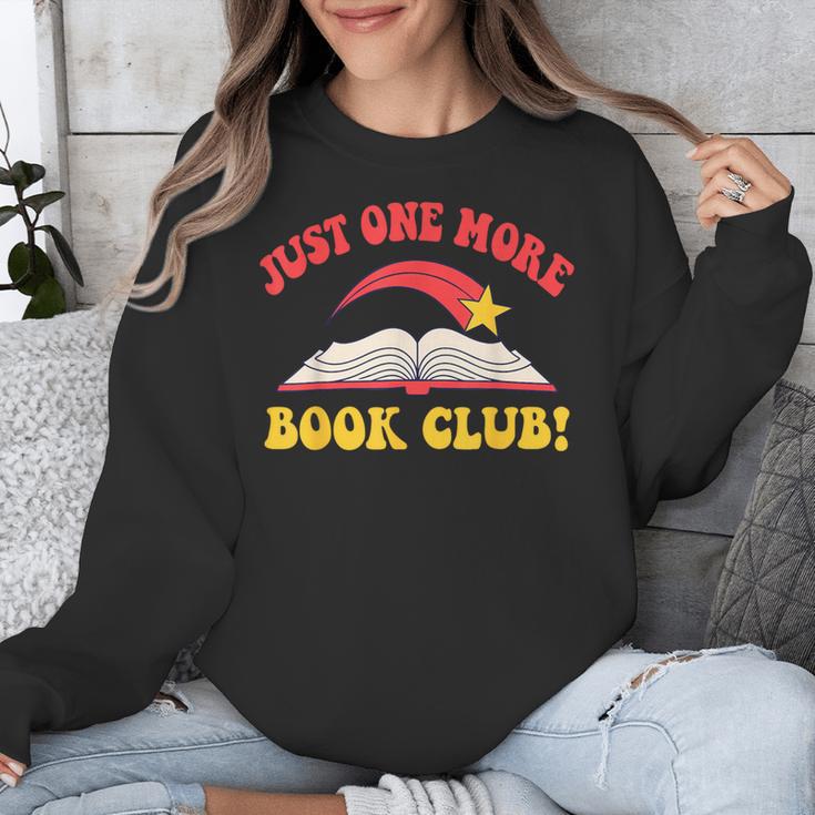 Just One More Book Club Bookish Hippie Unisex Sweatshirt