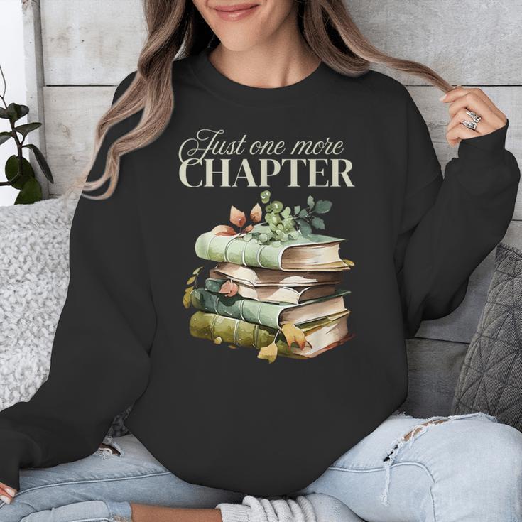 Just One More Chapter Book Lover Unisex Sweatshirt
