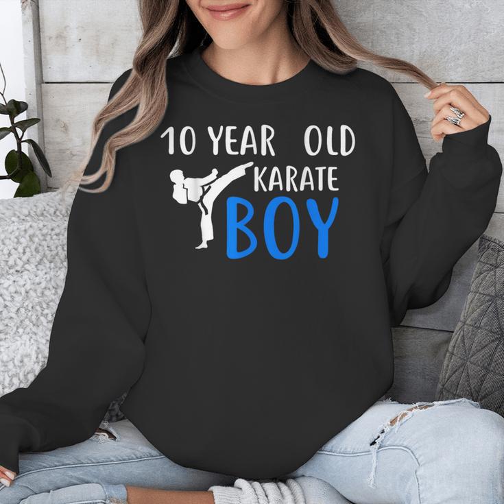 Karate Boy 10 Year Old Kids Shirt Graduation Unisex Sweatshirt