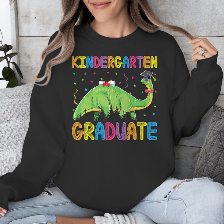 Kids Kindergarten Graduate Dinosaur Kindergarten Graduation Unisex Sweatshirt