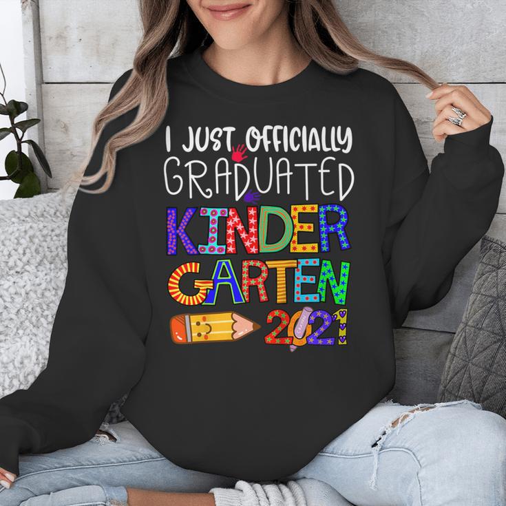 Kids Kindergarten Graduation Class Of 2021 Shirt I Just Graduated Unisex Sweatshirt