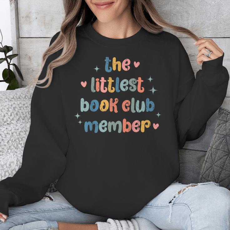 Kids The Littlest Book Club Member Book Lover Club Unisex Sweatshirt