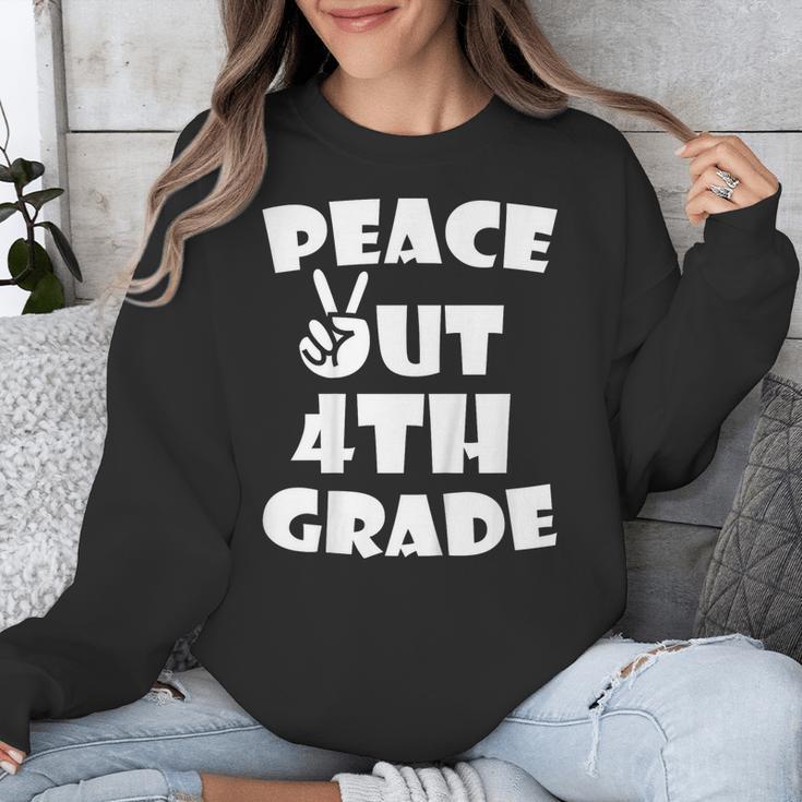 Kids Kids Peace Out 4th Grade For Graduation Unisex Sweatshirt