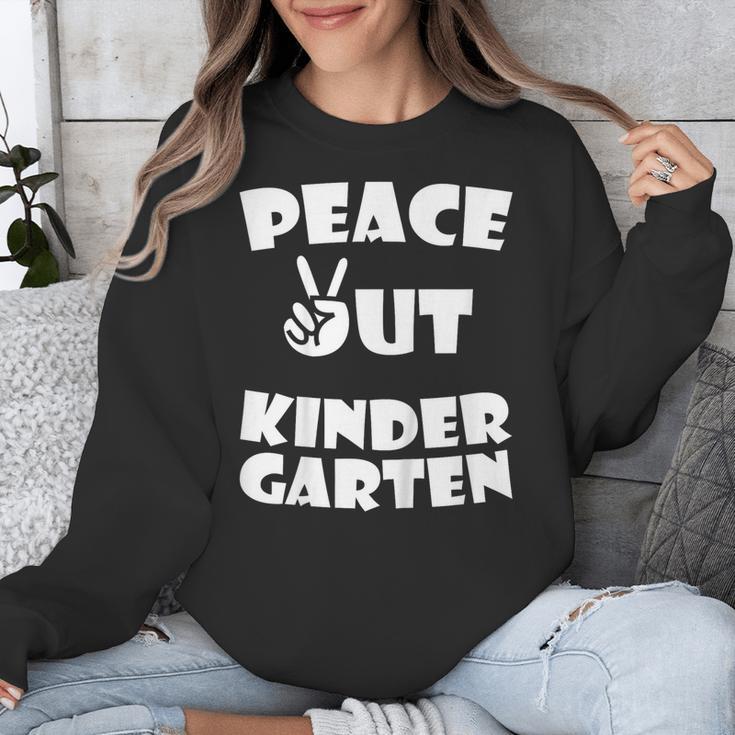 Kids Peace Out Kindergarten For Graduation Unisex Sweatshirt