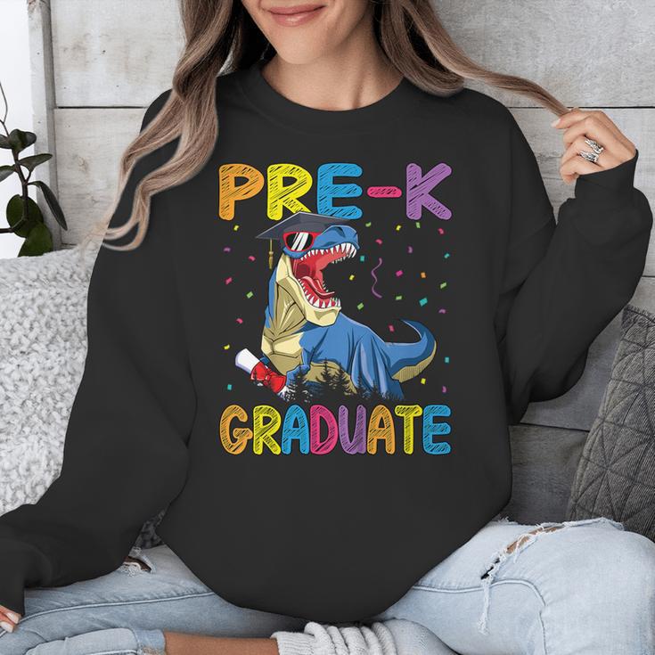 Kids Pre-K Graduate Dinosaur T-Rex Pre Kindergarten Graduation Unisex Sweatshirt
