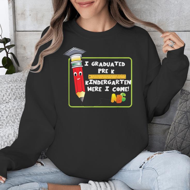 Kids Pre-K Graduation Kindergarten Here I Come Unisex Sweatshirt