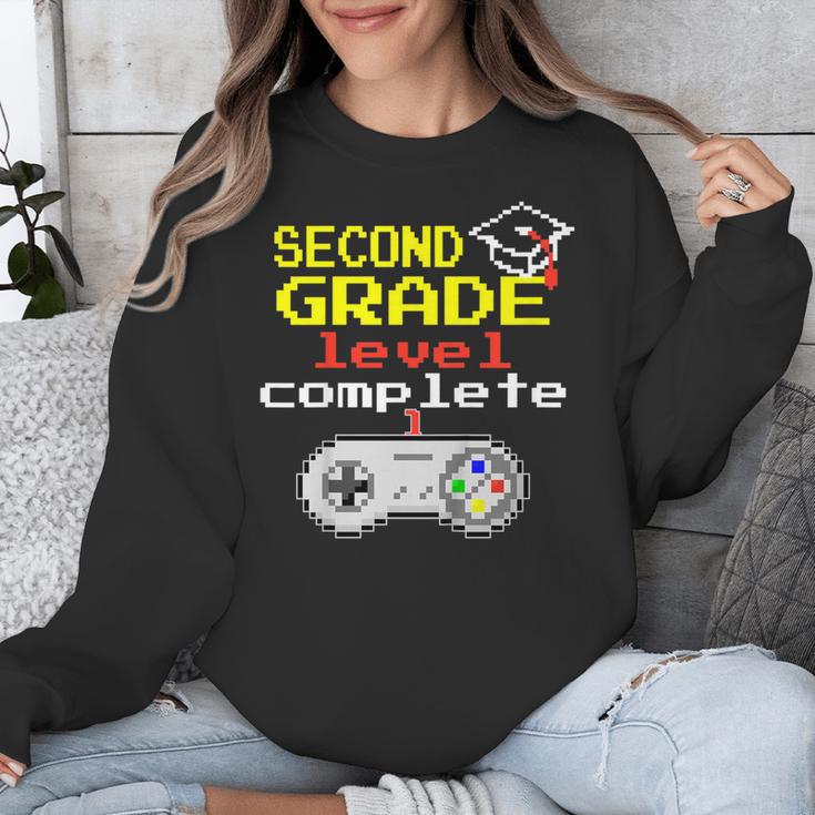 Kids Second Grade Graduation Video Game Shirt Unisex Sweatshirt
