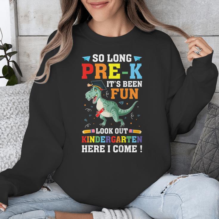 Kids So Long Pre-K Preschool Graduation Kindergarten Here I Come Unisex Sweatshirt