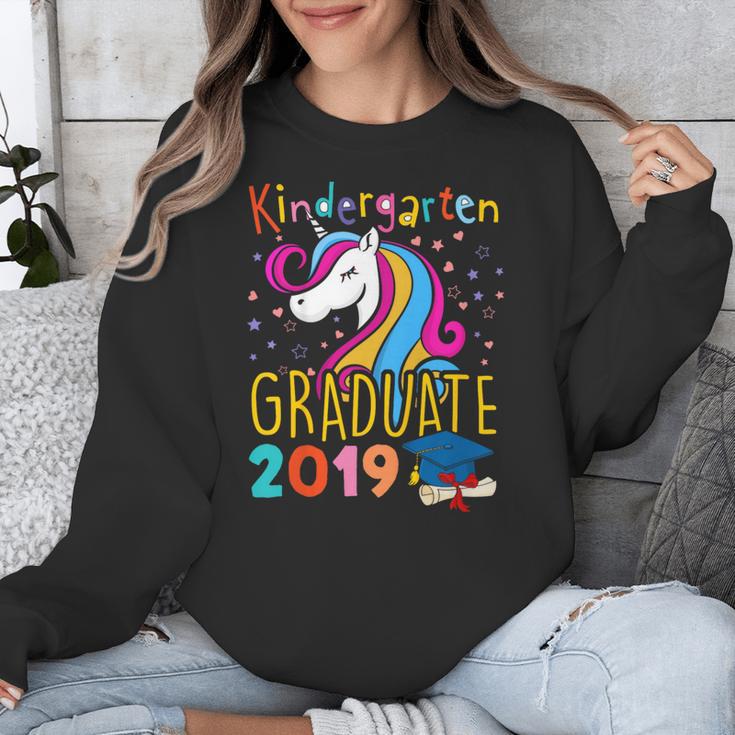 Kids Unicorn Kindergarten Graduation Graduate Shirt Unisex Sweatshirt