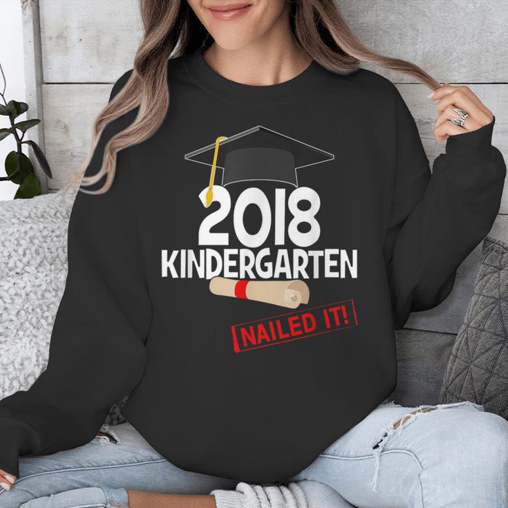 Kindergarten 2018 NAILED IT Graduation Graduate Unisex Sweatshirt