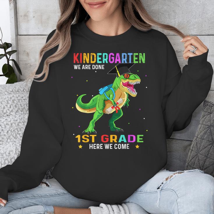 Kindergarten Graduation 1st Here We Come Class 2023 Dinosaur Unisex Sweatshirt