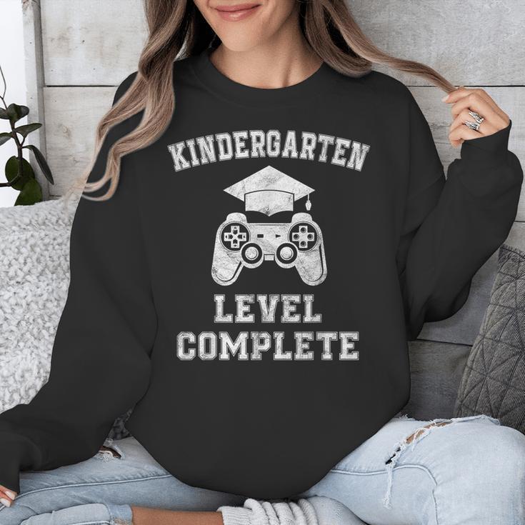 Kindergarten Level Complete Retro Graduation Video Gamer Unisex Sweatshirt