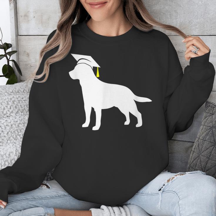 Labrador Retriever Graduation Dog Graduate For Men Women Kids Unisex Sweatshirt