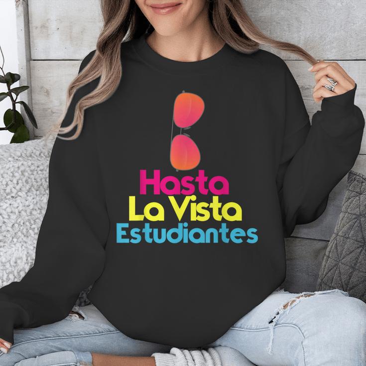 Last Day Of School Spanish Teacher Graduation T-Shirt For Men Women Kids Unisex Sweatshirt