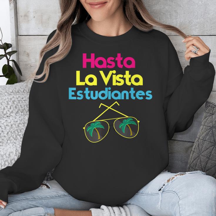 Last Day Of School Spanish Teacher Graduation T-Shirt Unisex Sweatshirt