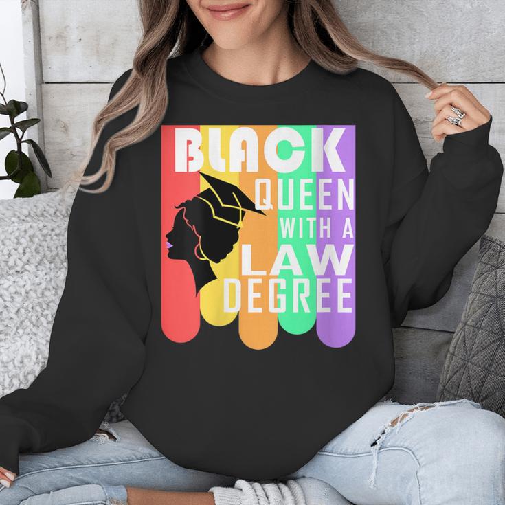 Law School Graduation Queen New Lawyer Attorney Grad Unisex Sweatshirt