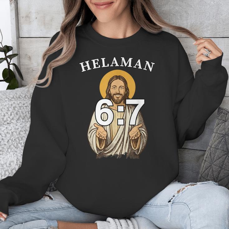 LDS Book Of Mormon Meme Helaman 6 Unisex Sweatshirt LDS Book Of Mormon Meme Helaman 6 Unisex Sweatshirt