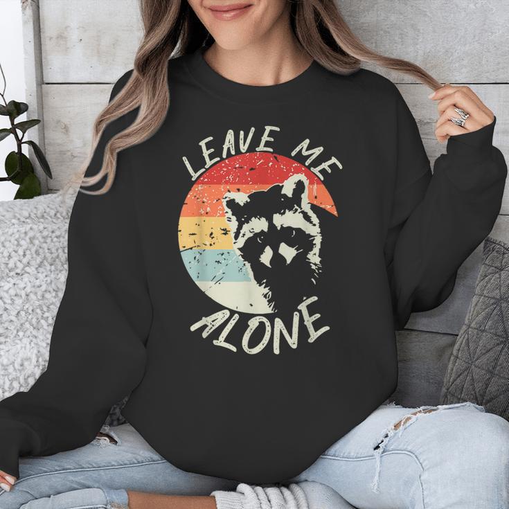 Leave Me Alone Raccoon Lover Introvert Antisocial Shy INTP Unisex Sweatshirt Leave Me Alone Raccoon Lover Introvert Antisocial Shy INTP Unisex Sweatshirt