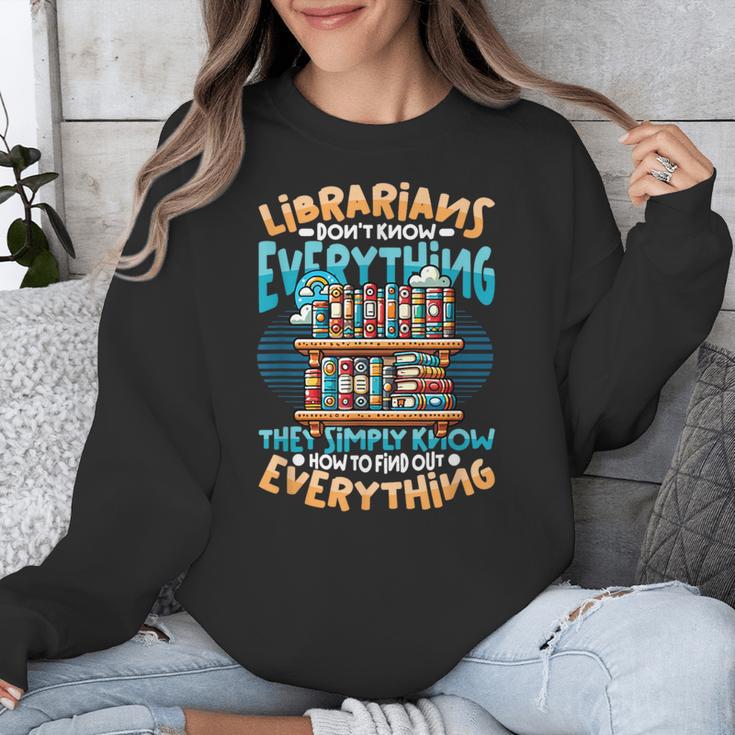 Librarian Book Lover Library Librarian Unisex Sweatshirt